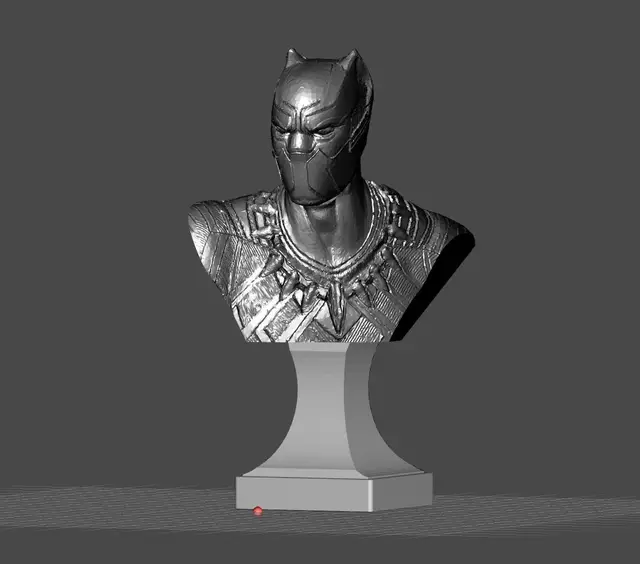BLACK PANTHER FREE BUST — modelo 3D