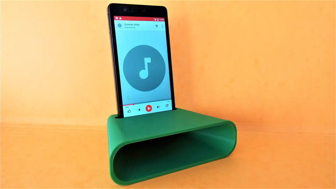 Phone amplifier pasive speaker — modelo 3D