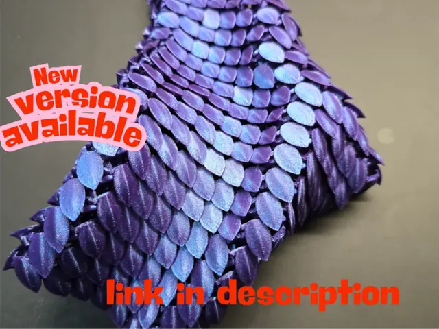 Modular Dragon Scales Chainmail V2 (old) — modelo 3D