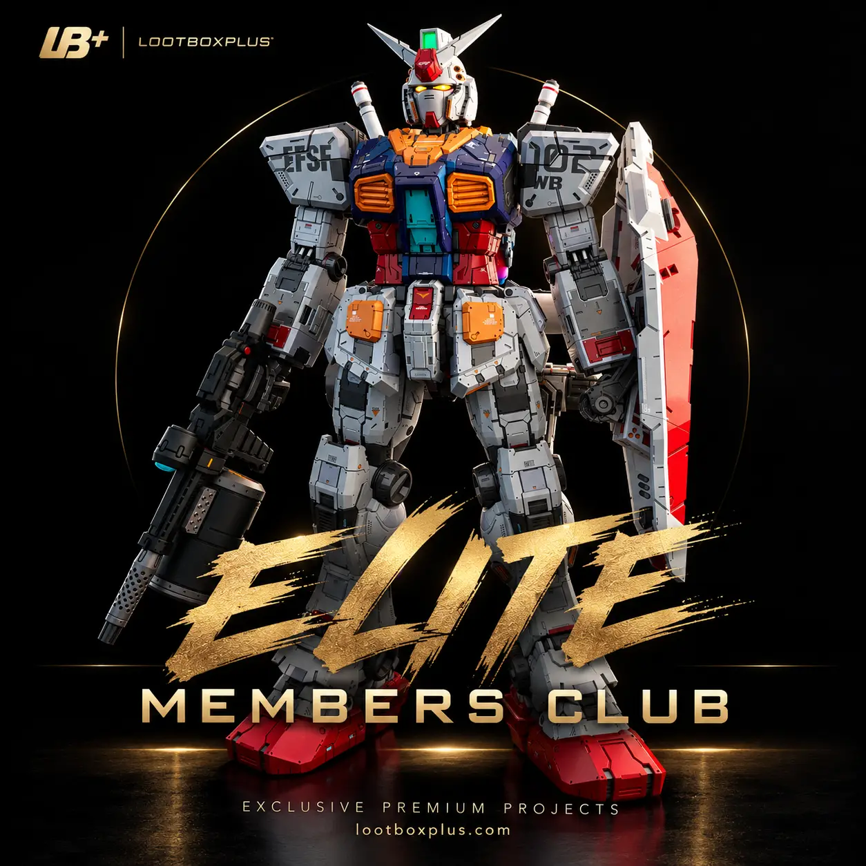 LB+ ELITE MEMBERS CLUB — modelo 3D