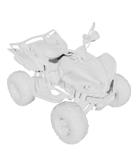 ATV Quad Bike Off-Road Vehicle — modelo 3D