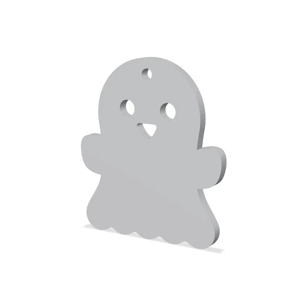 Cute ghost earrings — modelo 3D