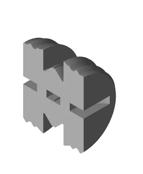 Flush Large Thread - Fix Point (Folded) — modelo 3D