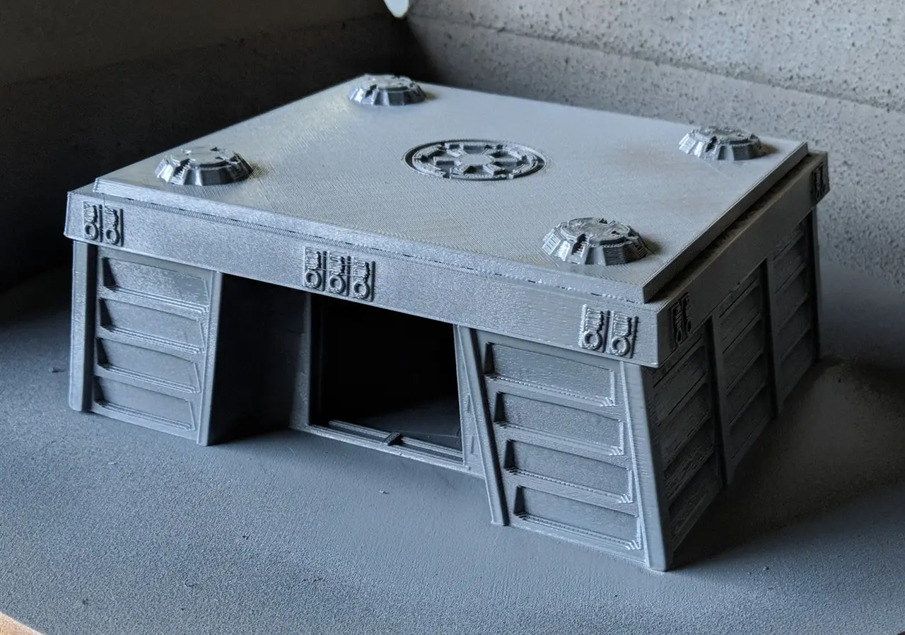 Star Wars Legion Terrain - Imperial Endor Bunkers — modelo 3D