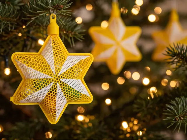 Thermoformed Christmas Star | Candy Container — modelo 3D