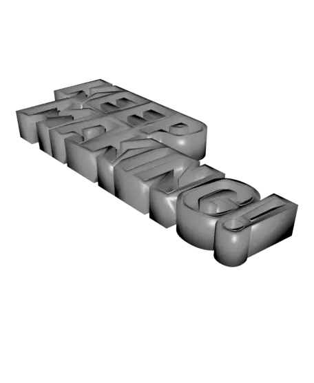 KEEP MAKING! LED SIGN — modelo 3D