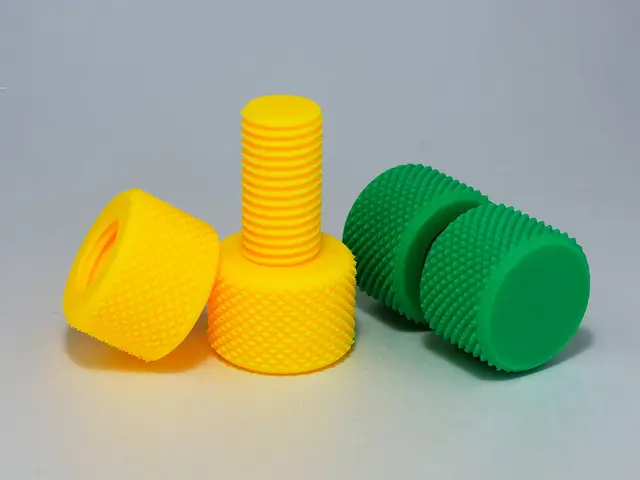 Knurling bolt and nut — modelo 3D