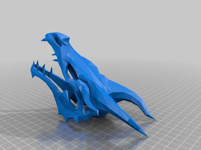 Dragon skull from Skyrim — modelo 3D