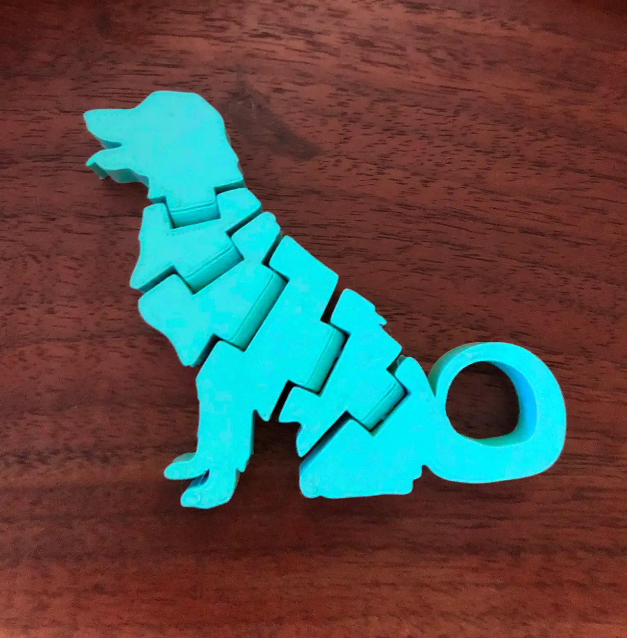 Flexy Dog Keychain — modelo 3D