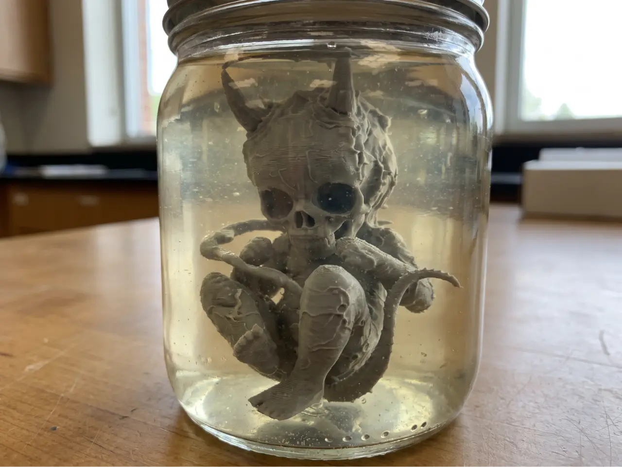 Demon Embryo Specimen | Creepy Curiosity Cabinet — modelo 3D