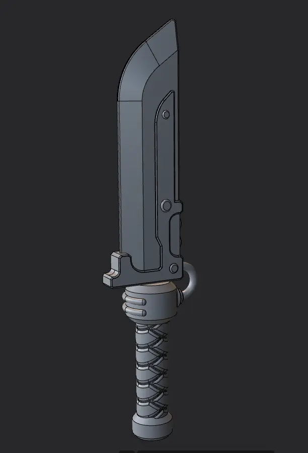 Space Dwarf Plasma Knife — modelo 3D