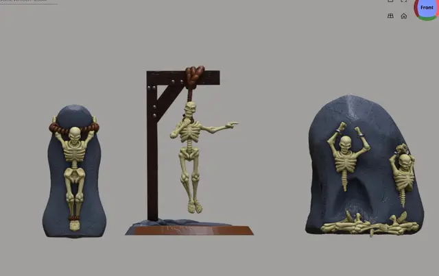 Skeleton Set Dressing (Prisoners) — modelo 3D