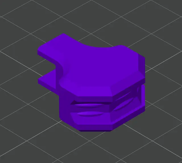 Multiboard Octogram Slot-and-Tab Connector — modelo 3D