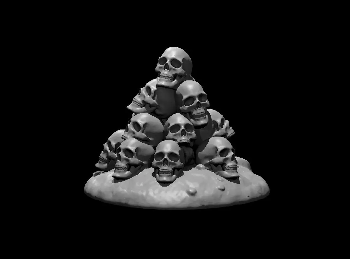 Pile of Skulls — modelo 3D