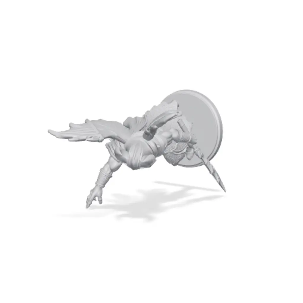 Dao Djinn Efreeti Fantasy Miniature — modelo 3D