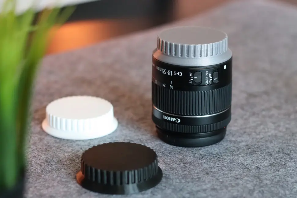 Rear lens cap for Canon EOS EF and EF-S lenses — modelo 3D
