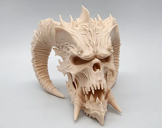 Big-Horn Demon Skull — modelo 3D