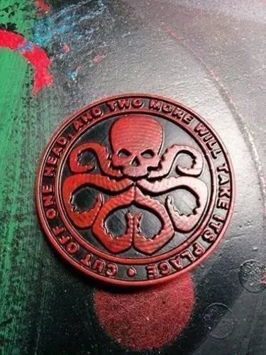 Hydra Badge — modelo 3D