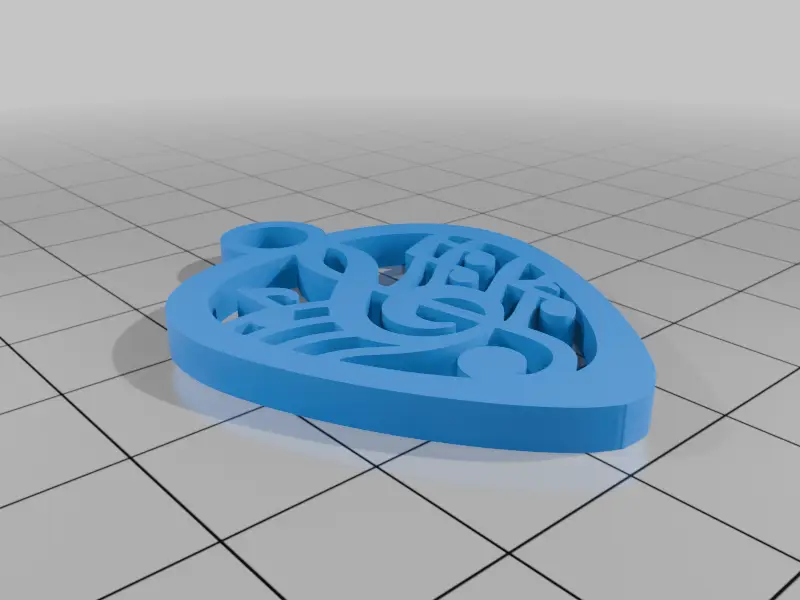 A musical keyring — modelo 3D