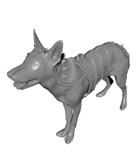 Dog Armor (3D PRINT) — modelo 3D