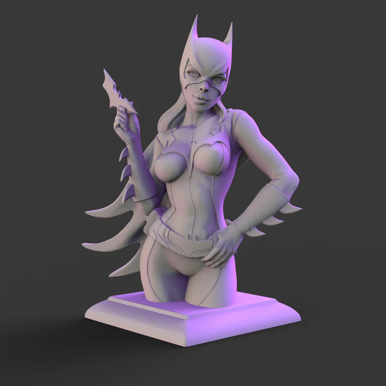 Bat Girl Fan art — modelo 3D