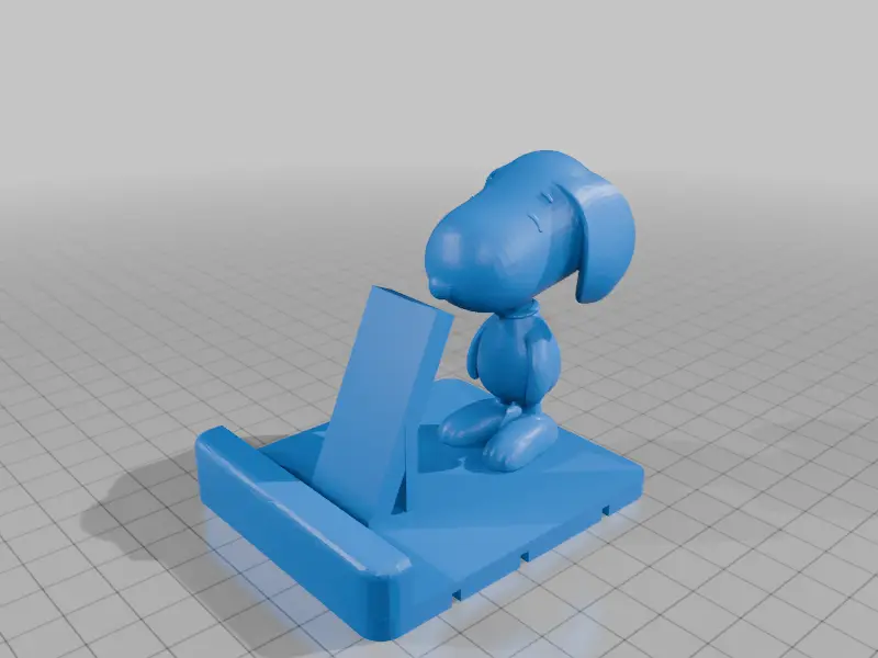 Snoopy phone holder — modelo 3D