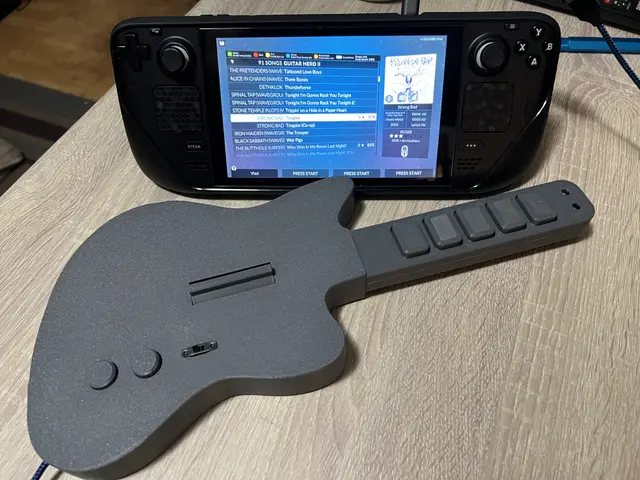 MiniCaster-- Mini Clone Hero/MIDI Controller — modelo 3D