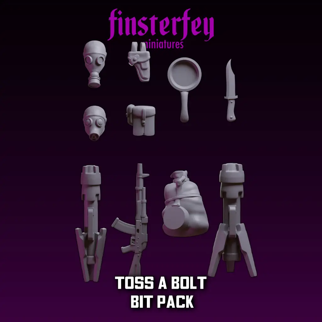 {Free} Toss a bolt: Bit pack / Zona Alfa / Stalker — modelo 3D