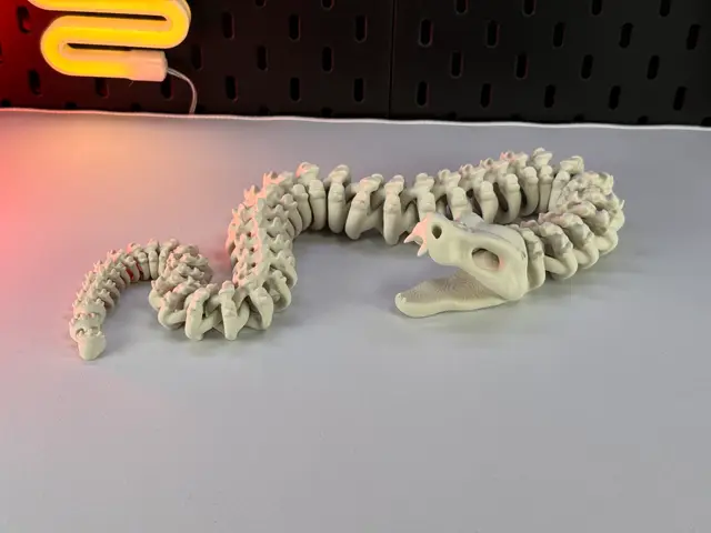 Articulated Skeleton Snake — modelo 3D