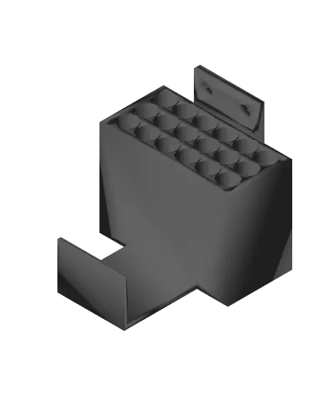 Thin Expo Marker Holder with Eraser V2.3mf — modelo 3D