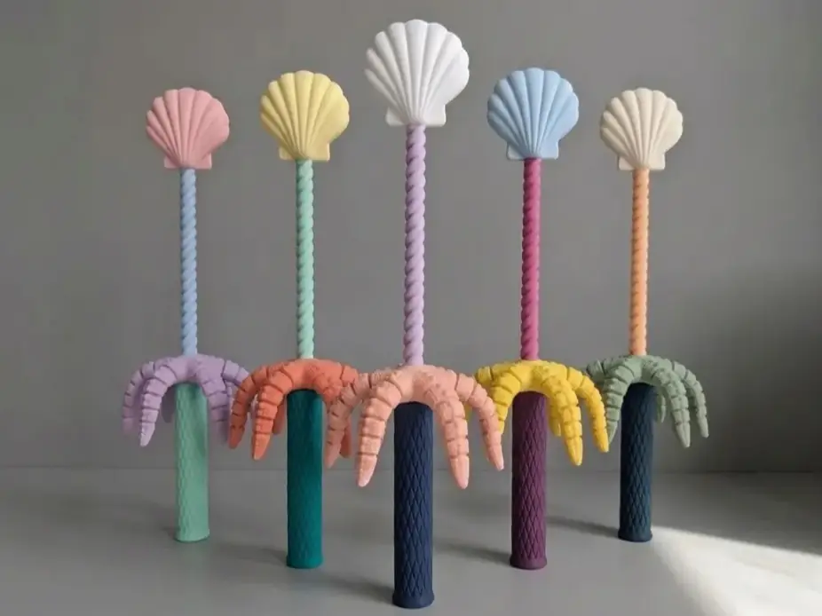 Varinha de Estrelha do mar giratória — modelo 3D
