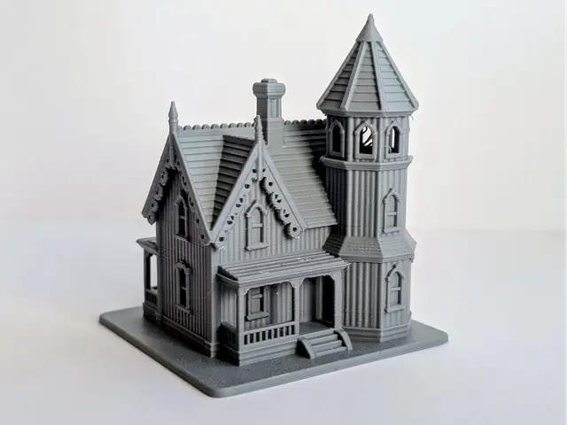 Victorian Miniature House with Turret — modelo 3D
