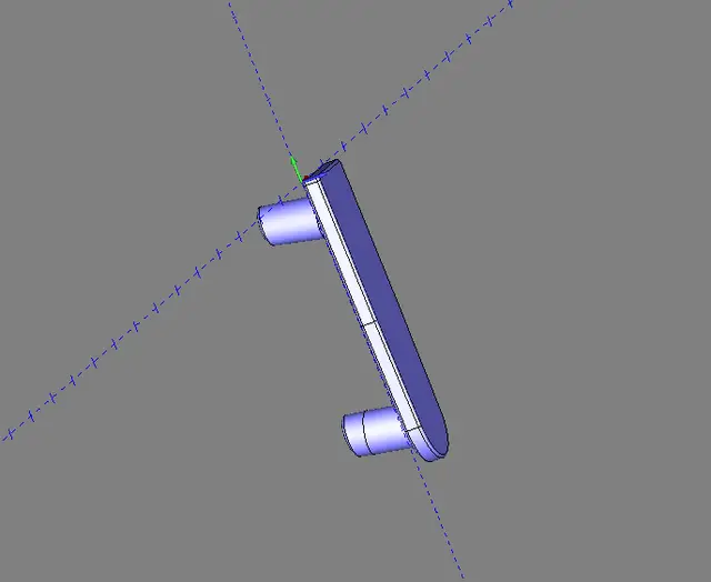 Honda Goldwing GL1500 antenna block off — modelo 3D