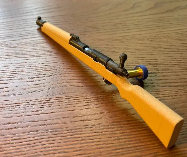Kar98k bolt action ballpoint pen — modelo 3D
