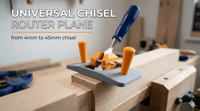 universal chisel router plane — modelo 3D
