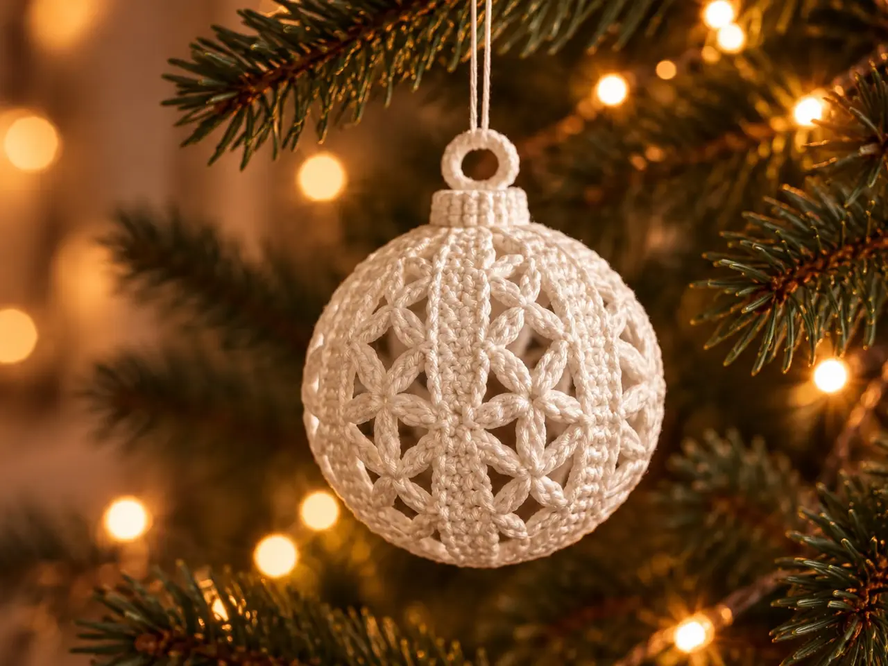 Crochet Christmas Bauble — modelo 3D