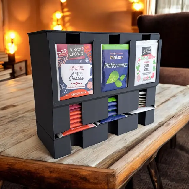 Modern Tea Organizer, Tea Dispenser — modelo 3D