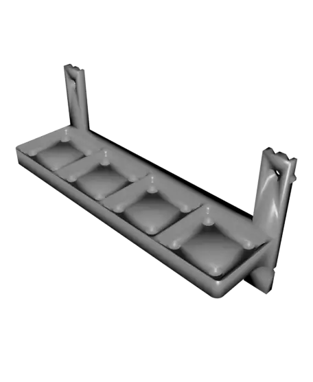 Gridfinity Wall Rack — modelo 3D