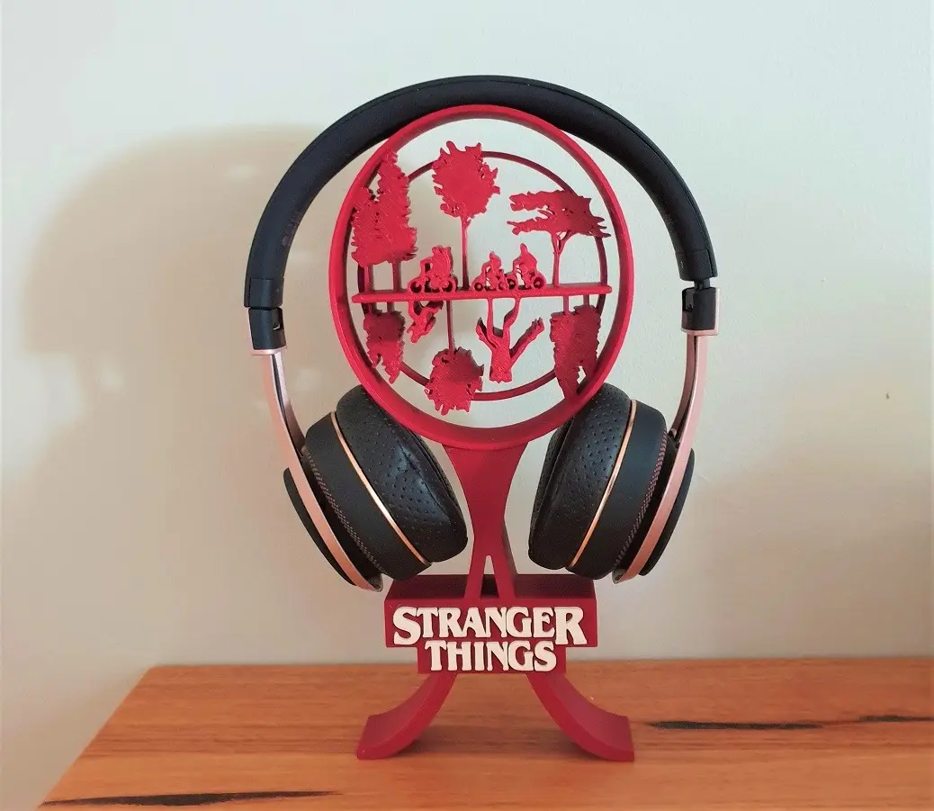 Stranger Things Headphone Stand — modelo 3D
