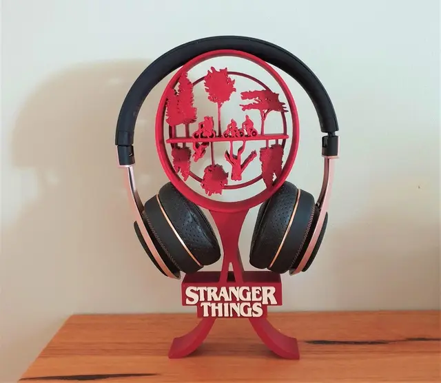 Stranger Things Headphone Stand — modelo 3D