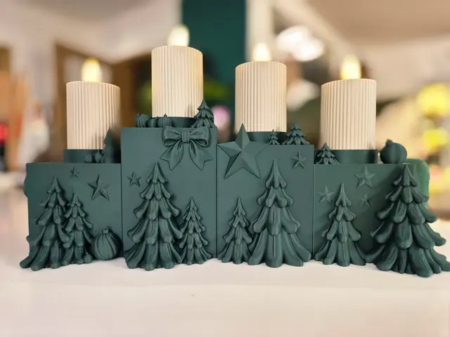Modularer Adventskranz, Teil 1 — modelo 3D
