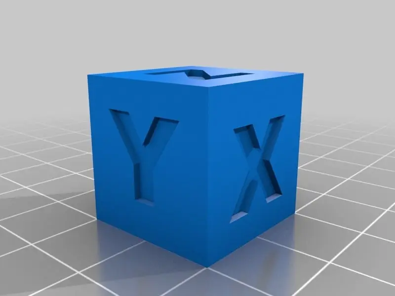 20mm calibration cube — modelo 3D