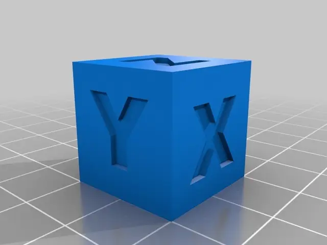 20mm calibration cube — modelo 3D