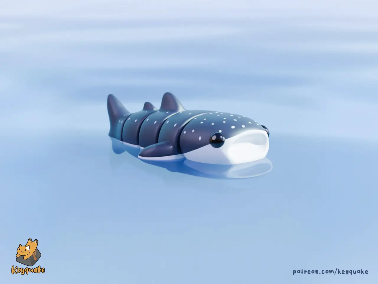 Flexi Whale Shark — modelo 3D