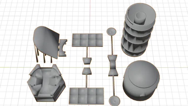 Hubble Space Telescope - Printable Scale Model — modelo 3D