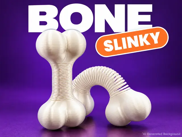 Bone Slinky • Halloween Fidget — modelo 3D