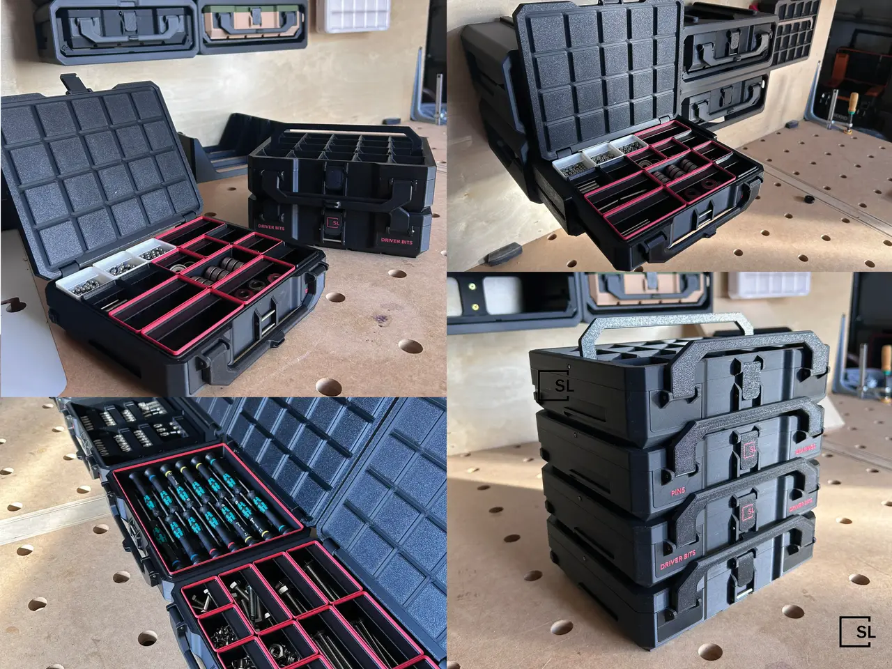 Gridfinity Storage Box V2 [5x4] — modelo 3D