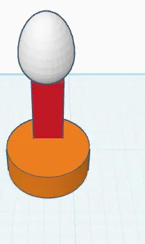 egg stand for keyboard — modelo 3D