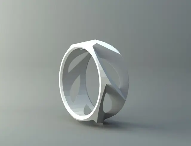 Ring - Latticed 3 — modelo 3D