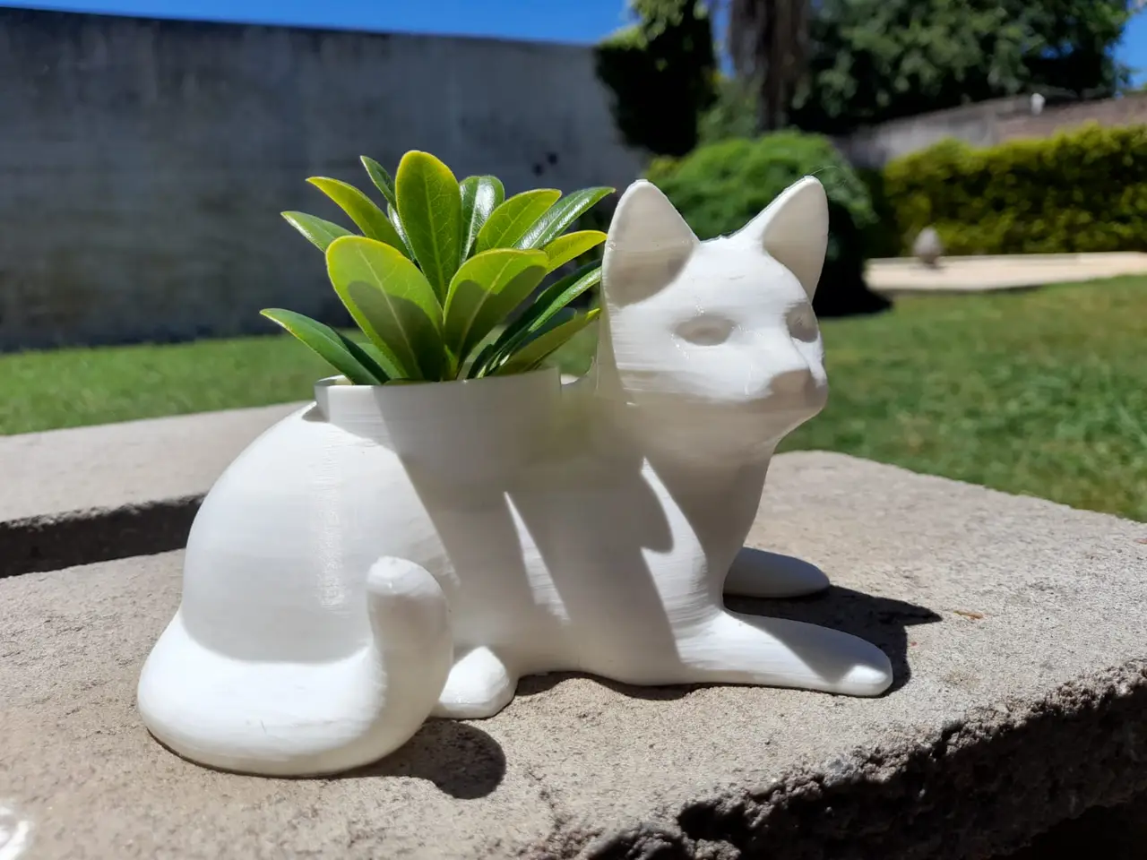Cat Flowerpot — modelo 3D